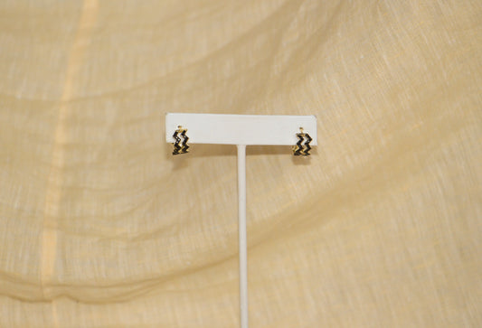 Earring Double Twist Earrings Inbeetween Jewellery